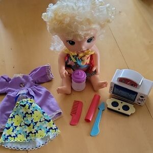 Baby Alive Doll with Accessories Non Electronic Feeding & “Potty” Play Bundle